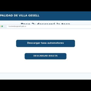 Descargá la boleta de tu automotor